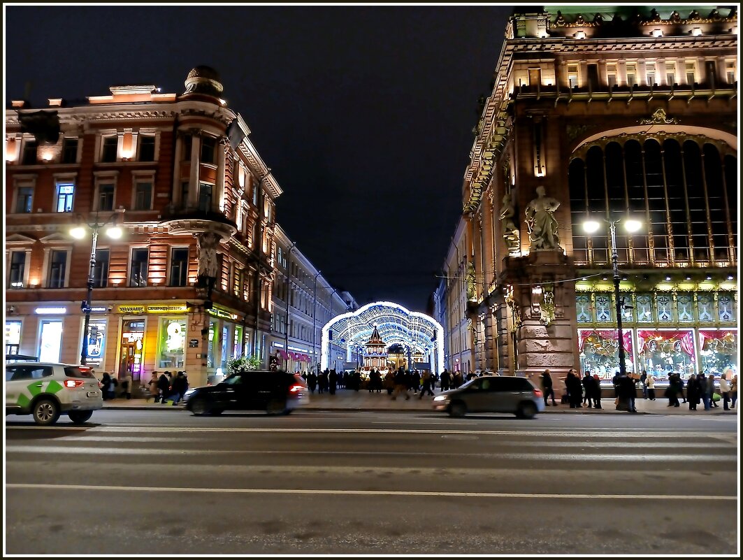 Невский, вид на Малую Садовую. - Лия ☼ Невский, вид на Малую Садовую. - Лия ☼