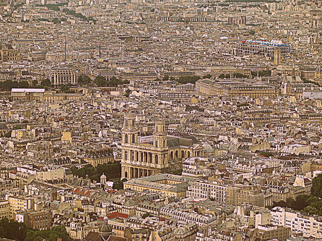 Париж. Панорама с башни Монпарнас. - Владимир Драгунский