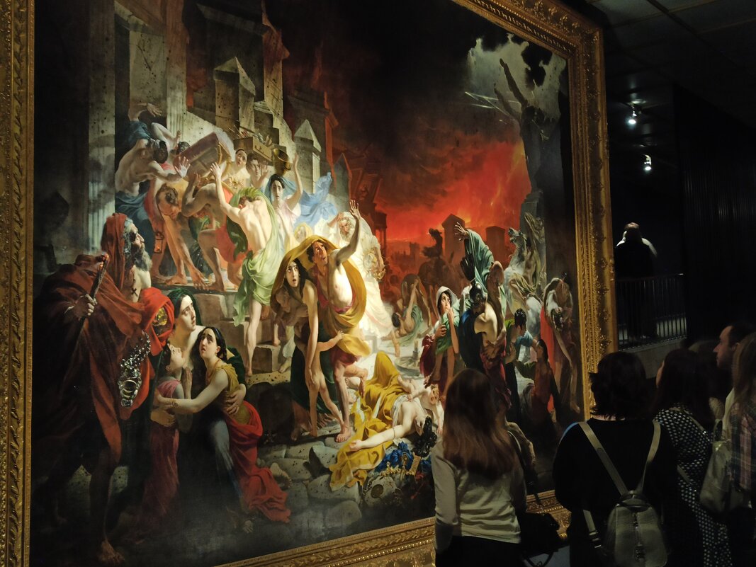 "Последний день Помпеи" в Третьяковской галерее. - Галина "Последний день Помпеи" в Третьяковской галерее. - Галина