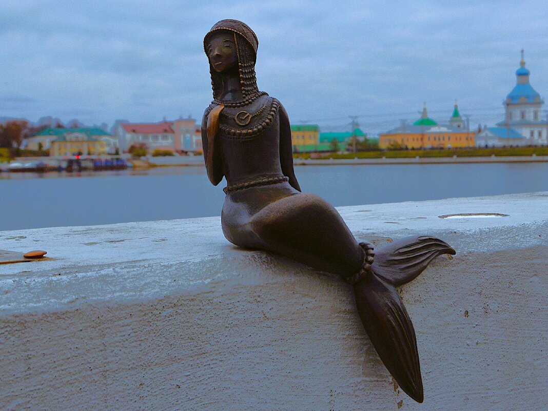 Чебоксары. Скульптура "Русалочка Волга". - Пётр Чернега
