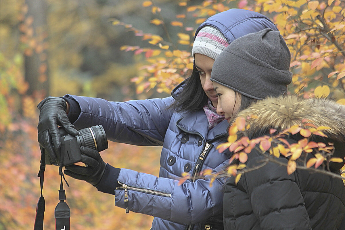 Селфи в дендрарии - елена беликова