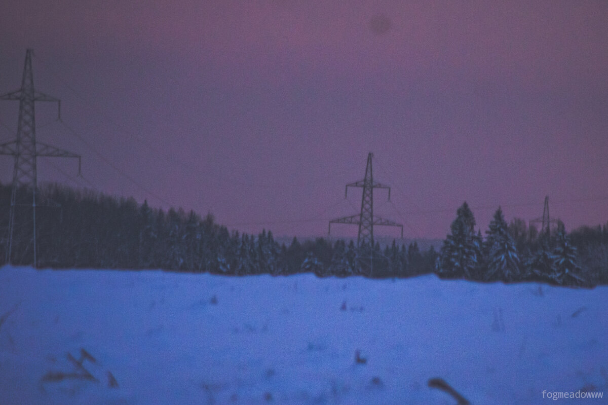 Холодный зимний вечер - fogmeadowww m