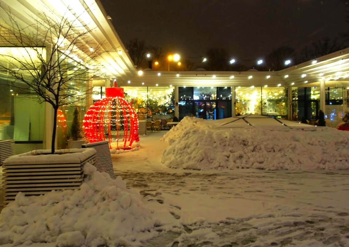 Заснеженность в центре города - Aida10 Заснеженность в центре города - Aida10