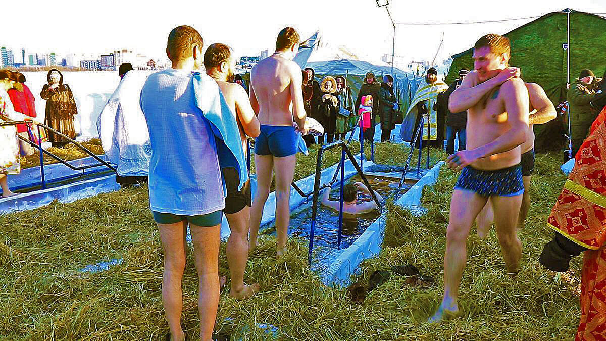 Январь...Крещенское омовение! - Владимир 