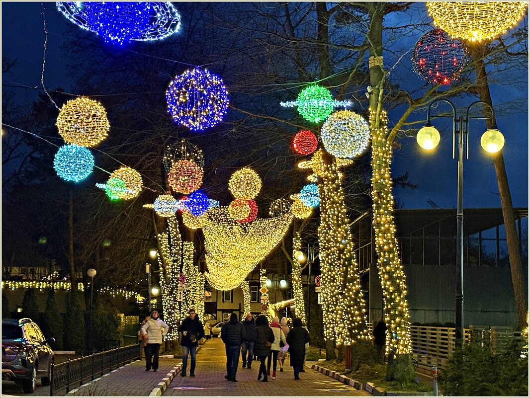 В новогоднем Светлогорске. - Валерия Комова