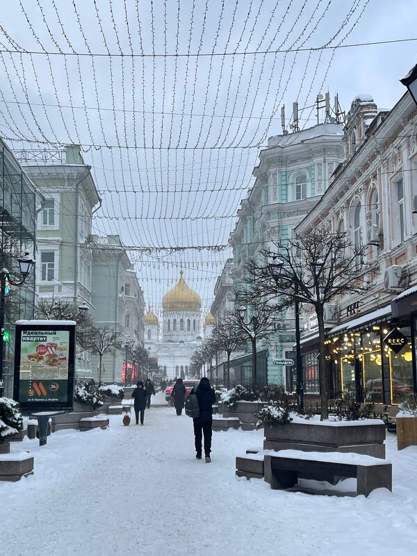 И наконец то снежок - Лена -