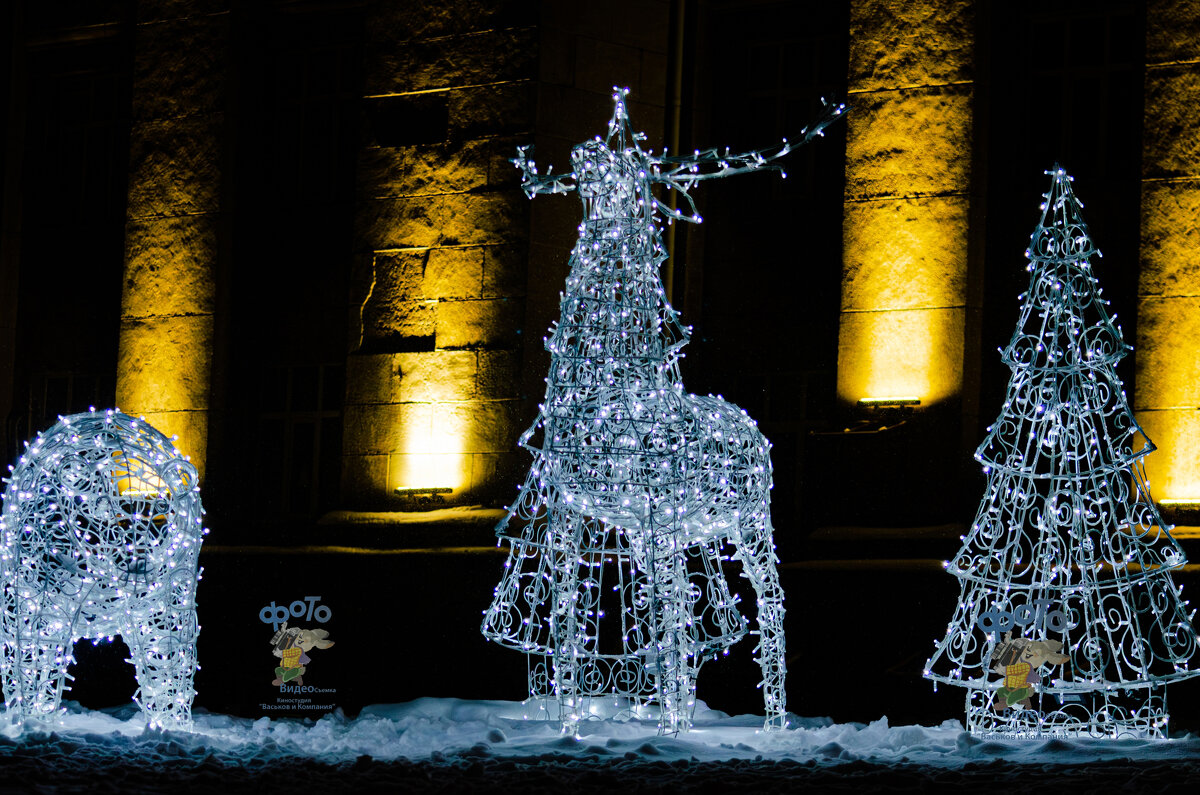 Новогодние украшения города Курска. - Руслан Васьков