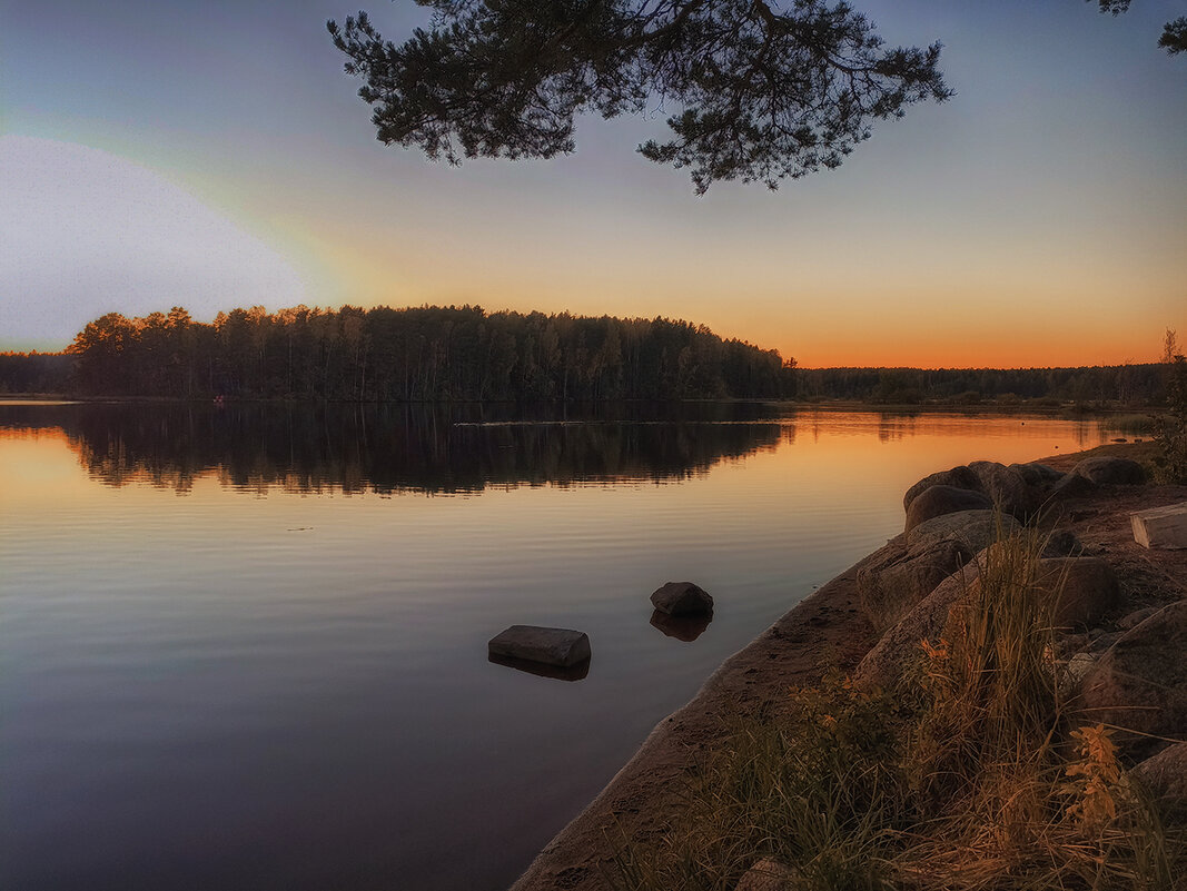 Разлив реки Чёрной. Вечерело. - Лилия *