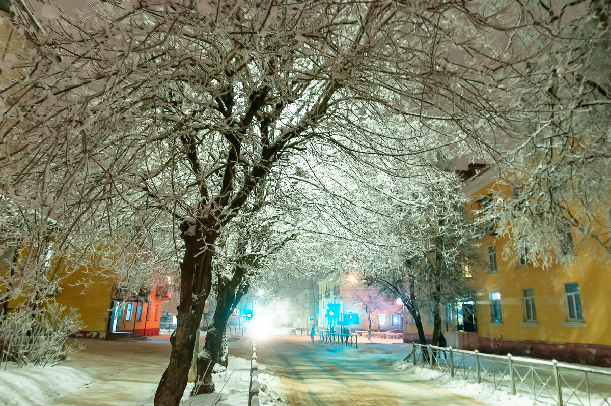 Зимний вечер на улице - Олег Загорулько