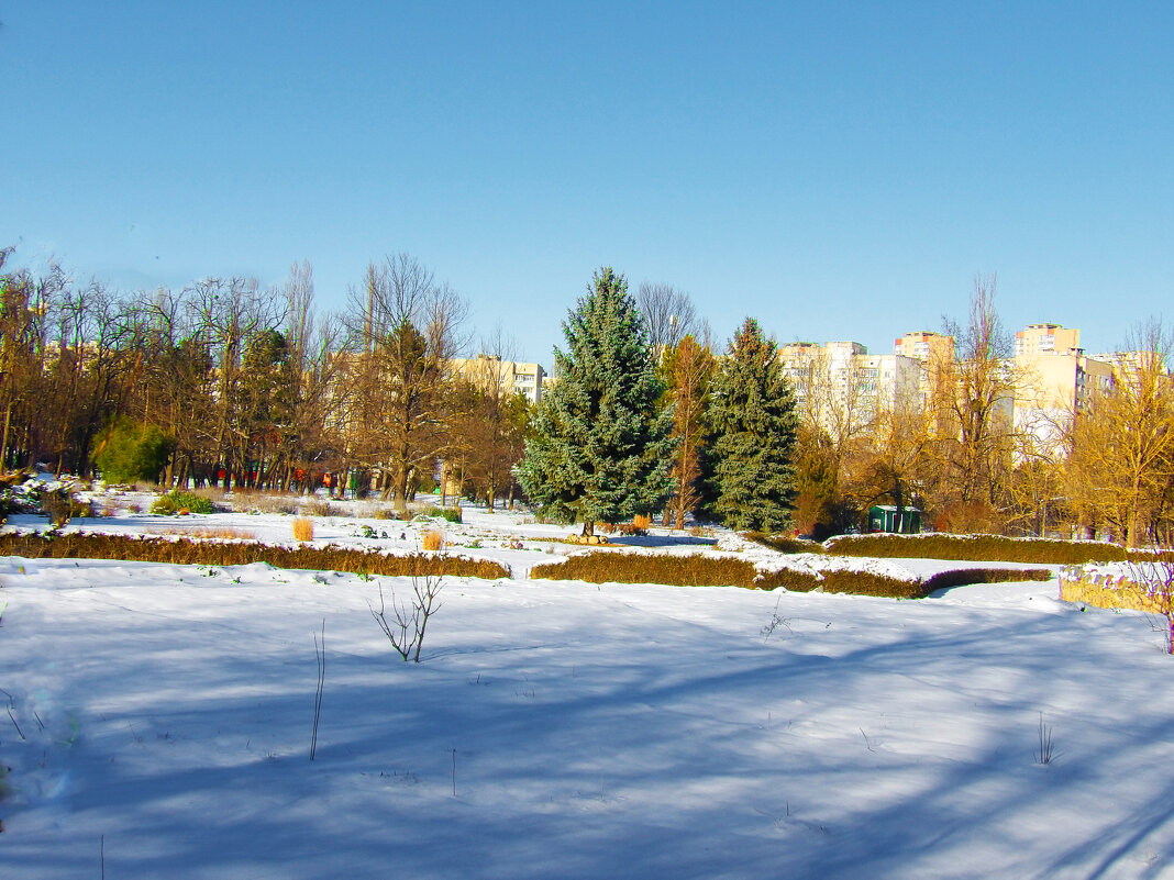 Зимний пейзаж - Валентин Семчишин