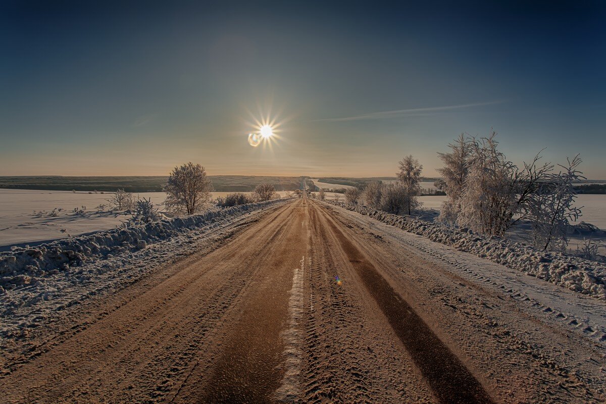 ... яркое, морозное утро на просторах Тульской области ... - Дмитрий Сундеев