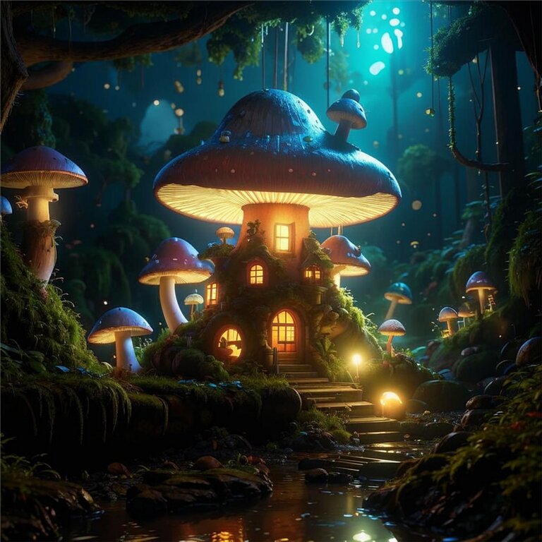 грибной дом. - Mila 