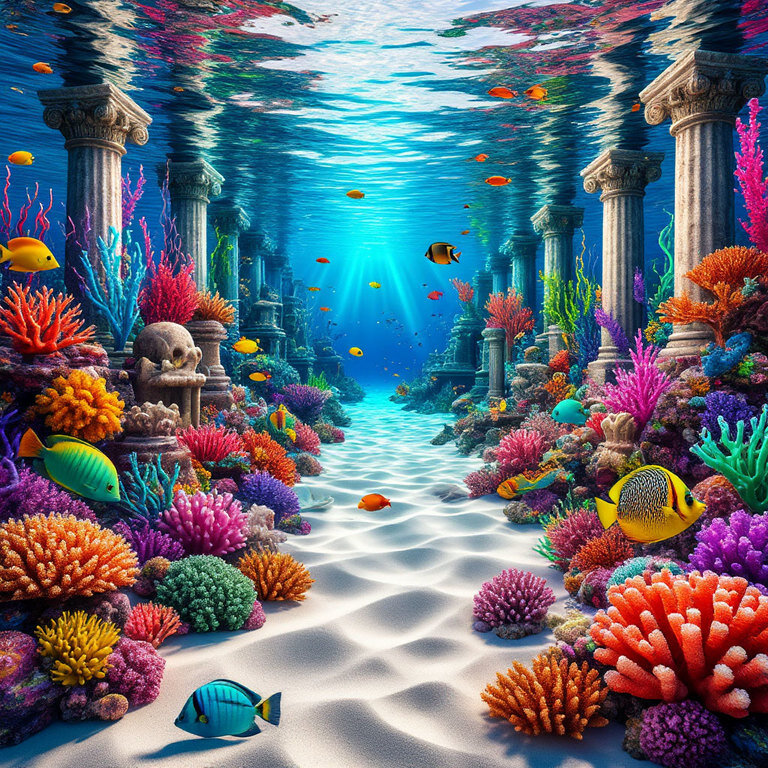 подводный мир. - Mila 