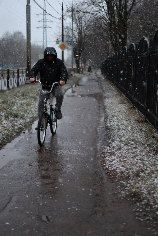Сложна зимняя велопрогулка - Roman stories -