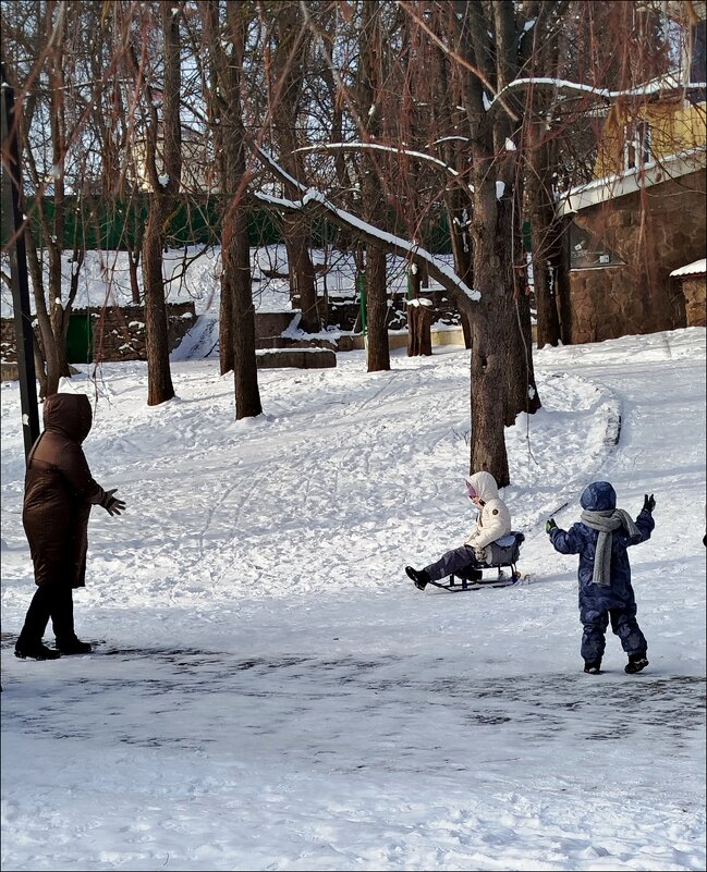 Зима в Городском саду! - Надежда Зима в Городском саду! - Надежда