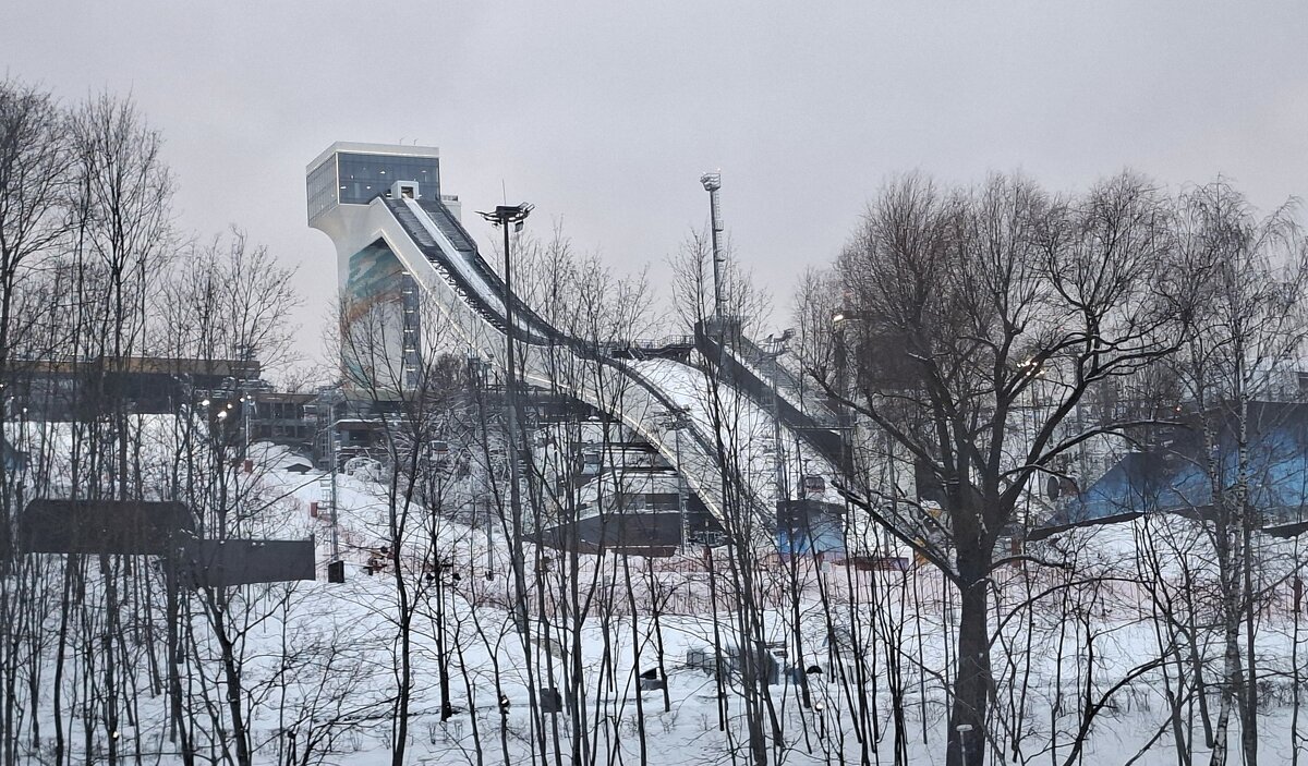 Трамплин на Воробьевых горах. - ИРЭН@ .