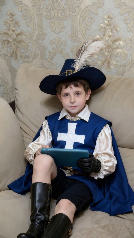 Современный мушкетёр с гаджетом - Мариша 