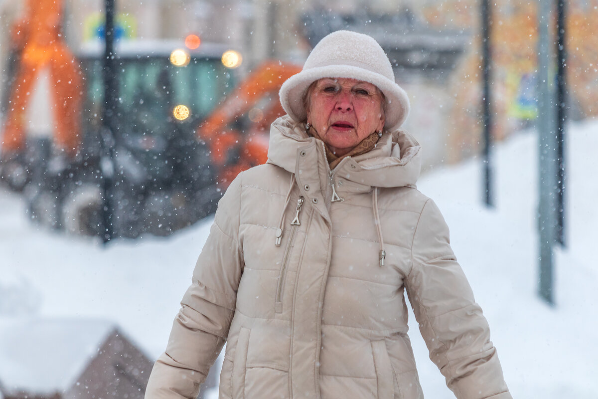 Под снегопадом. - Анатолий. Chesnavik.