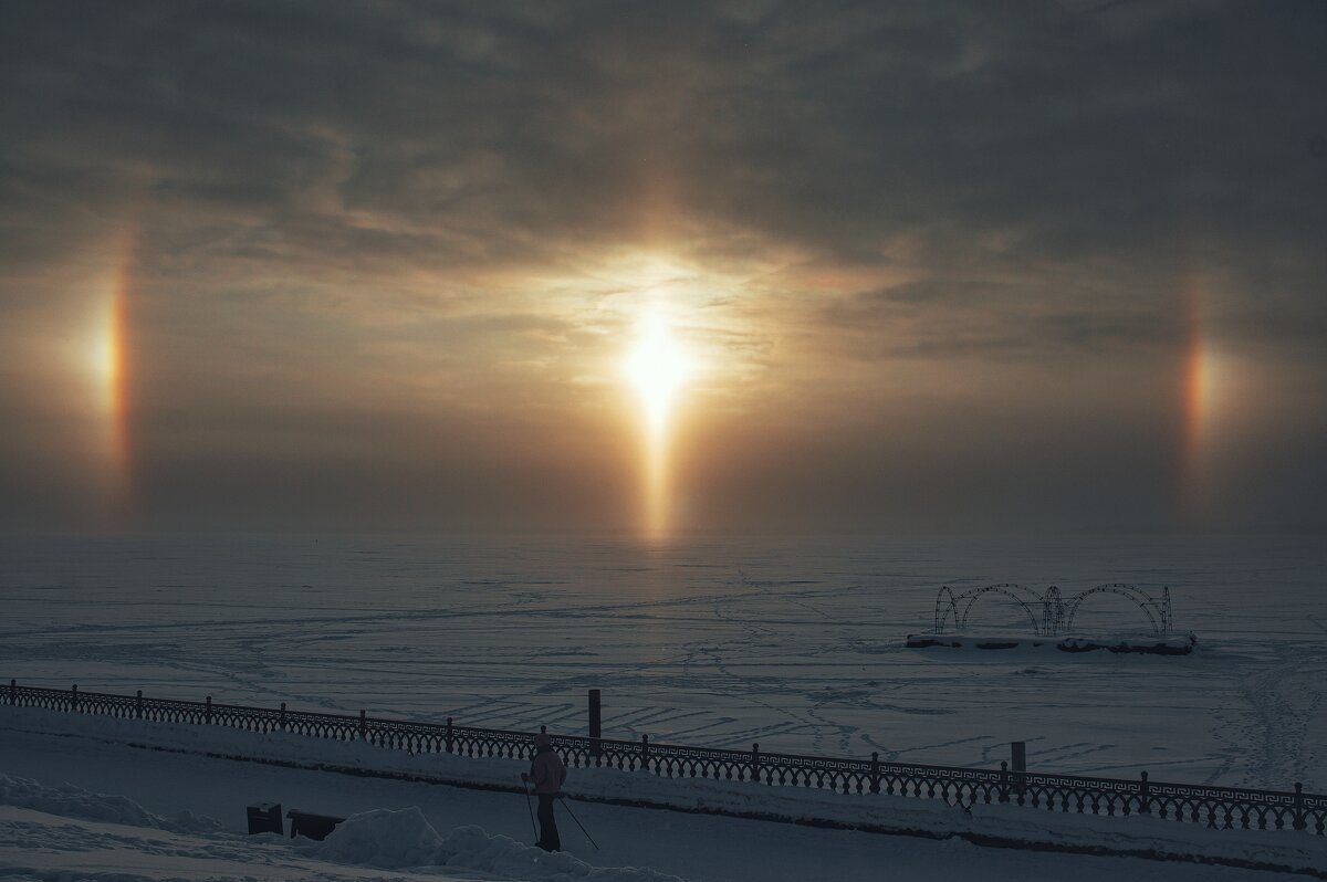Солнечное Гало, Саратов, Волга, Утро! - Сергей В Солнечное Гало, Саратов, Волга, Утро! - Сергей В