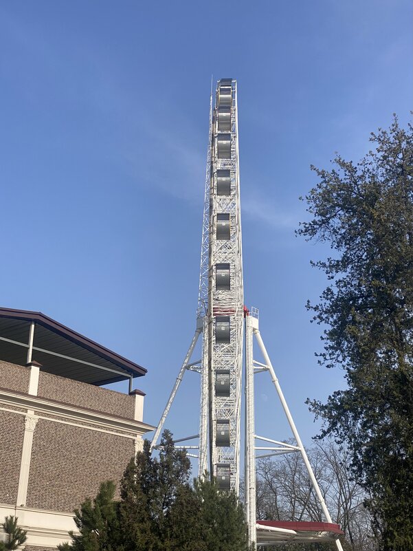 Слева громоотвод (молния отвод) держит всё колесо обозрения) - Alexey YakovLev Слева громоотвод (молния отвод) держит всё колесо обозрения) - Alexey YakovLev