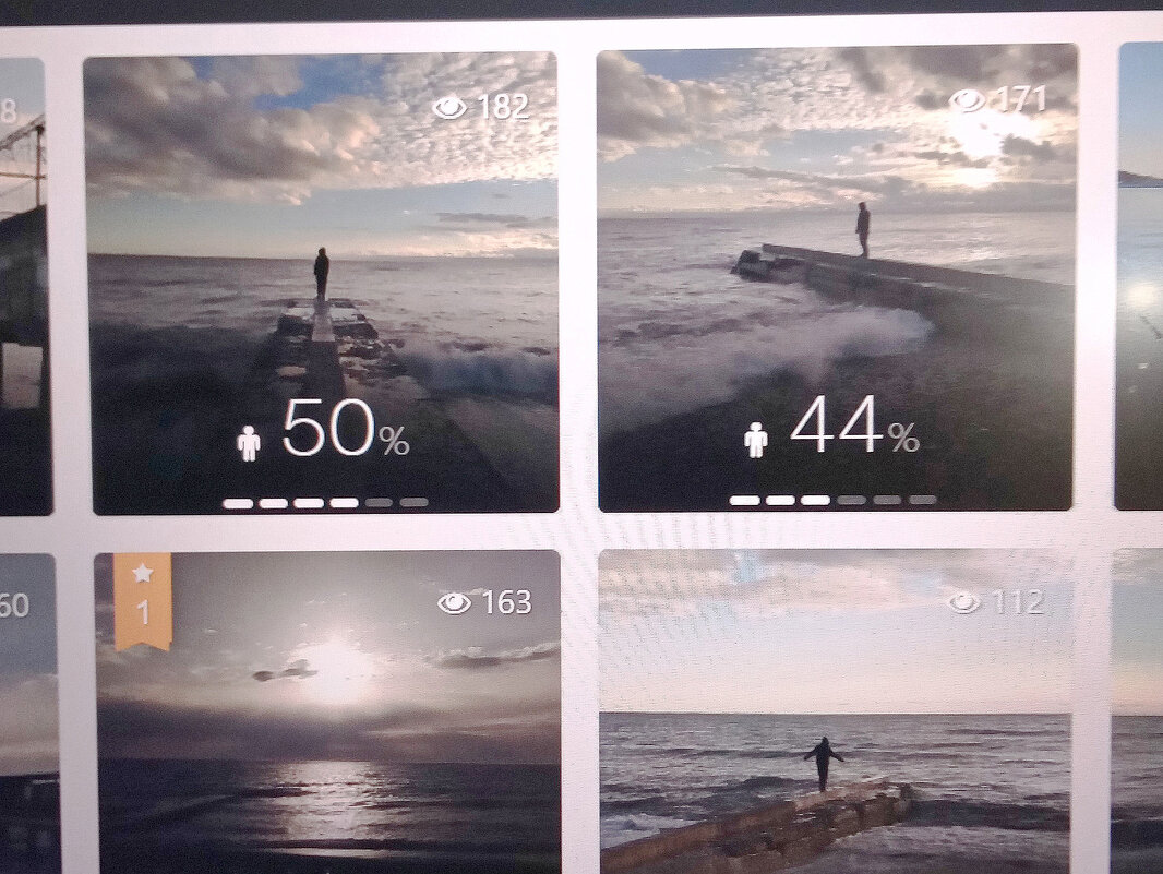 Сашина  серия работ о море  участвует в нескольких конкурсах - Фотогруппа Весна