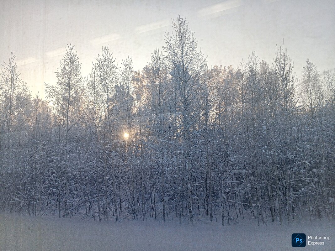 Пейзаж морозного дня - Юлия Денискина