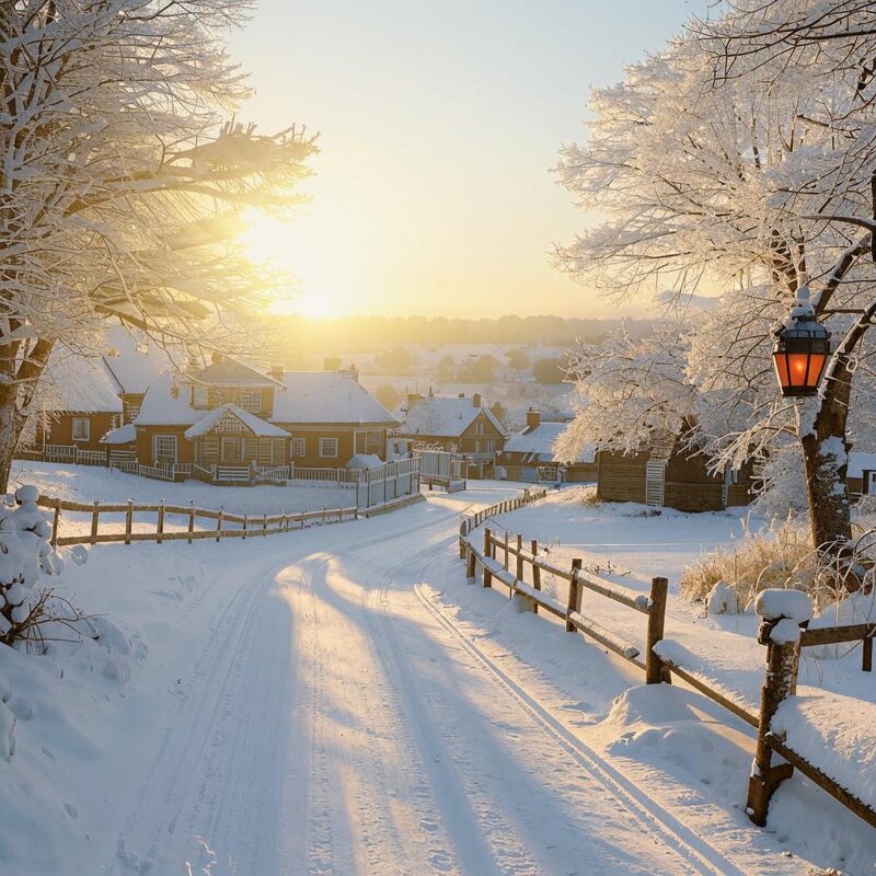 Зима в деревне - Наталья ***