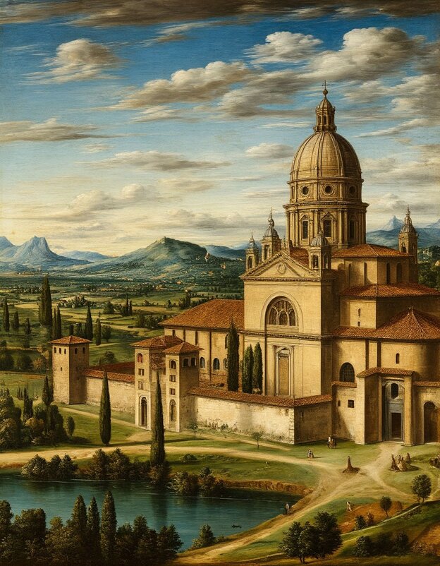 Архитектурный пейзаж - Георгий Пичугин