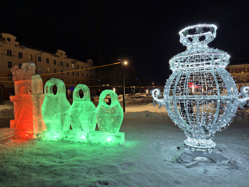 Ледовый городок в Североуральске - Алевтина 