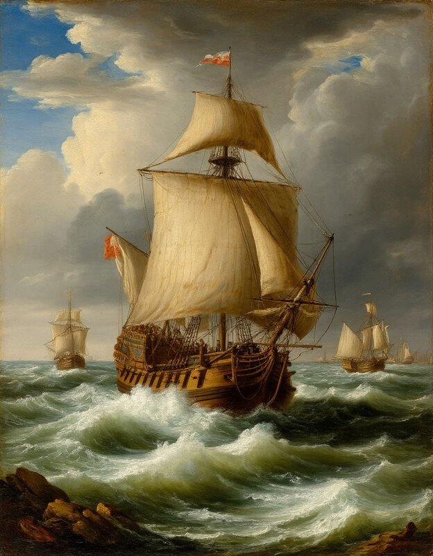 Судно в море - Георгий Пичугин