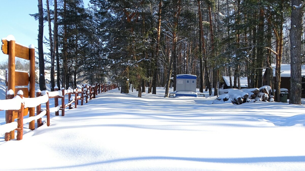 Зима в феврале. - Милешкин Владимир Алексеевич 