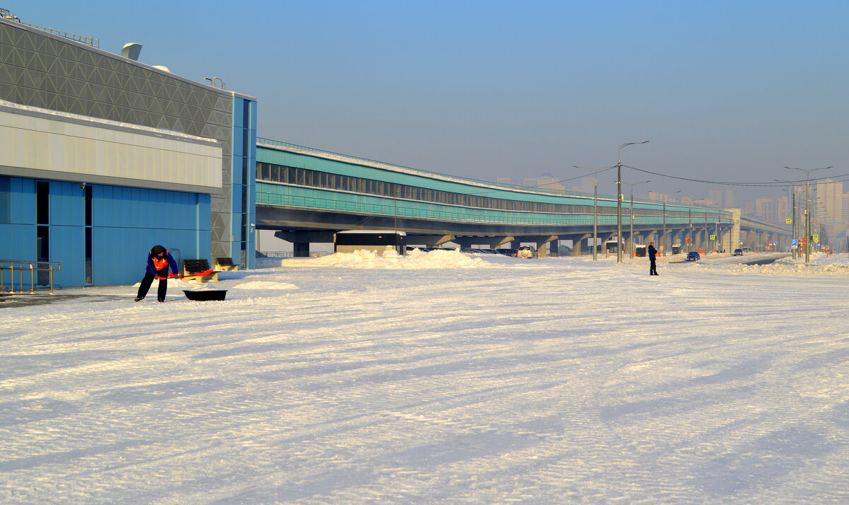Метрополитен Новосибирска - метромост и станция Спортивная - Татьяна Лютаева