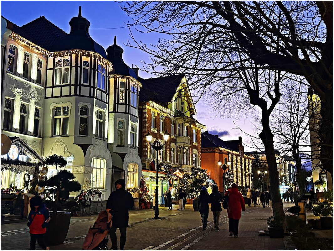 Прогулка по вечернему Зеленоградску. - Валерия Комова