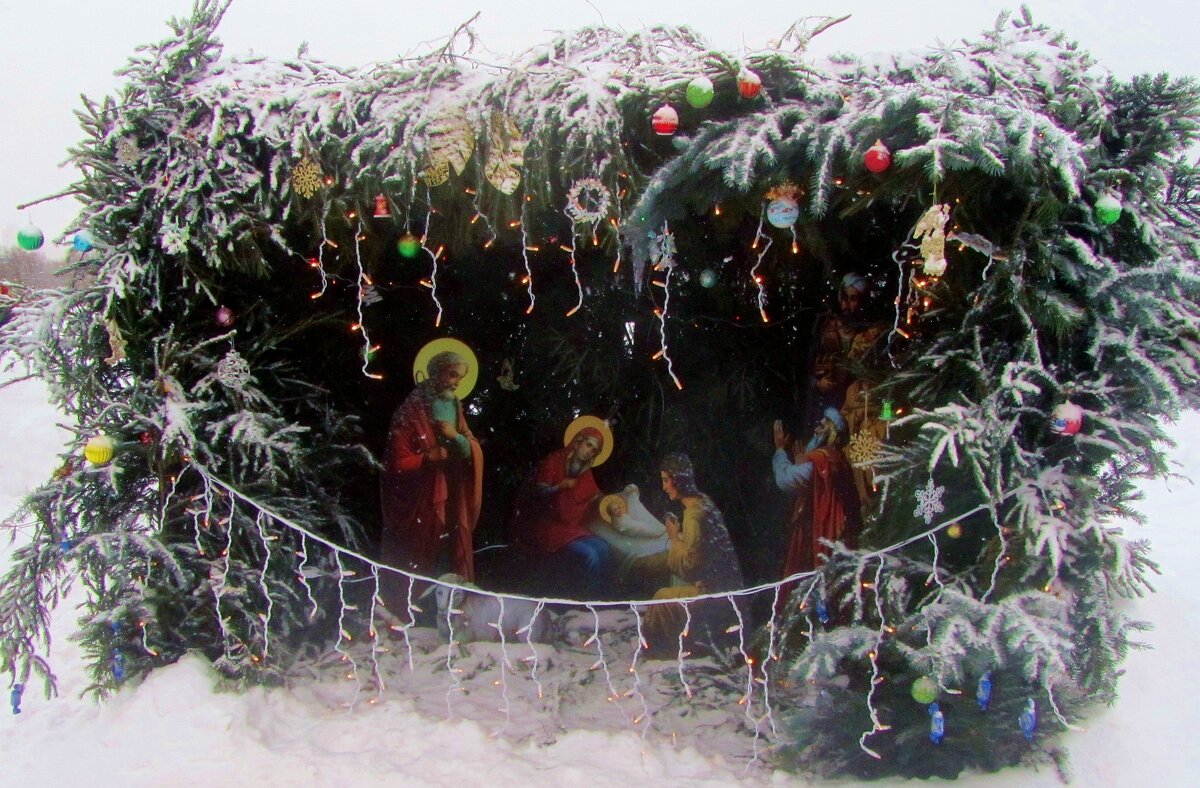.. ..там рождался Христос(Рождественский вертеп).. - galalog galalog
