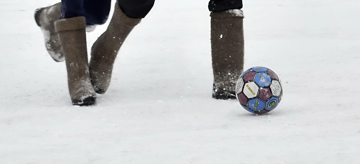 Зимние футбольные гонки. - Анатолий Пашковский