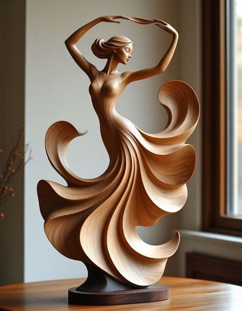 ВАЛЬС... (деревянная скульптура) - Валерий Кокорев