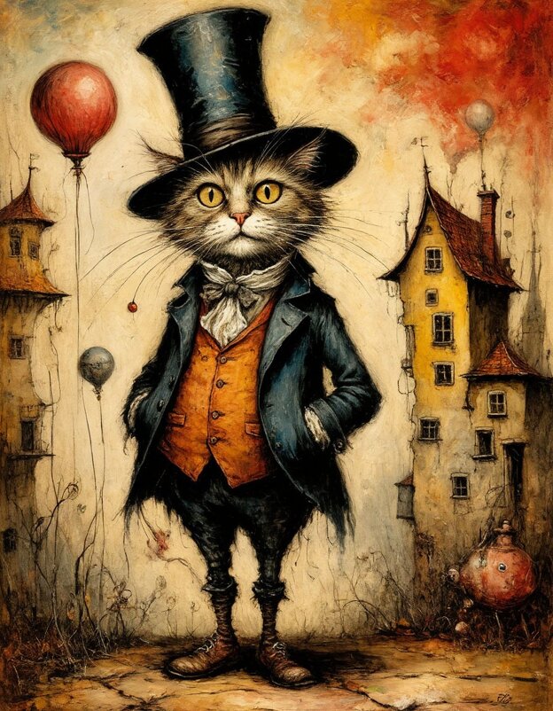 Серьезный кот - Георгий Пичугин