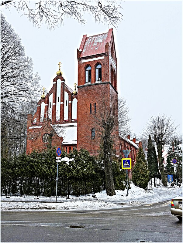 Храм Рождества Пресвятой Богородицы. ( кирха 1896г ). - Валерия Комова Храм Рождества Пресвятой Богородицы. ( кирха 1896г ). - Валерия Комова