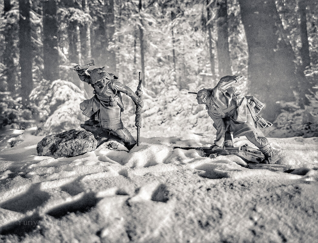 "Битва на снегоступах" , - Юрий Афонин