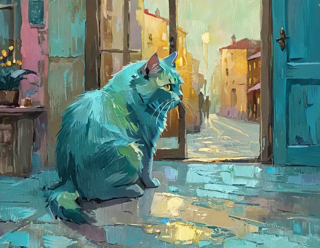 ГОЛУБОЙ КОТ - ura Зелев