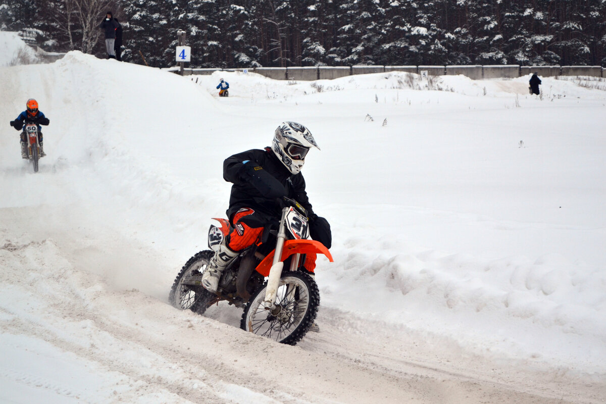Зимние соревнования по мотокроссу. - Наталья ***