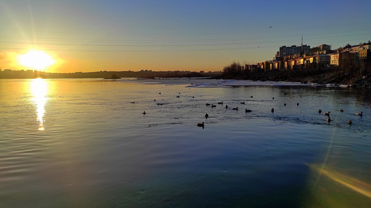 Ангара весенняя в черте Иркутска - Татьяна Лютаева