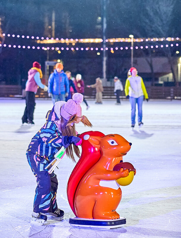 На катке - Елена 