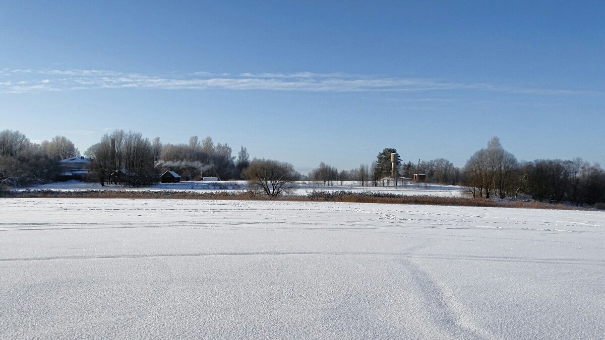 Зимний пейзаж. - Милешкин Владимир Алексеевич 