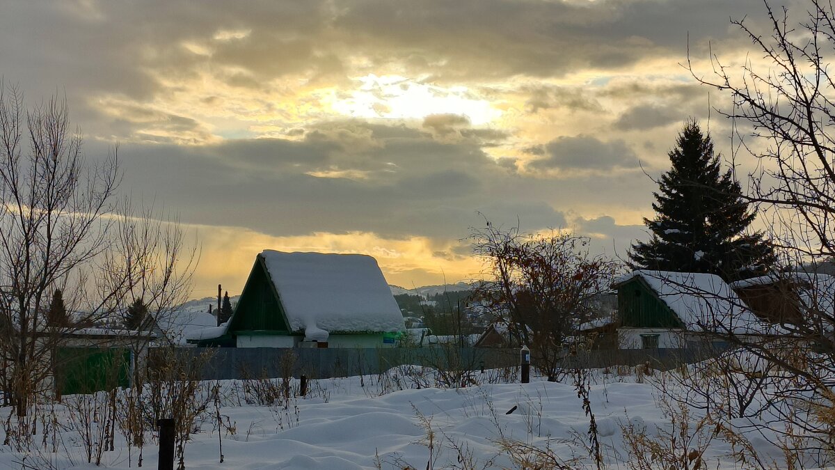 Сельская местность на закате . - Мила Бовкун