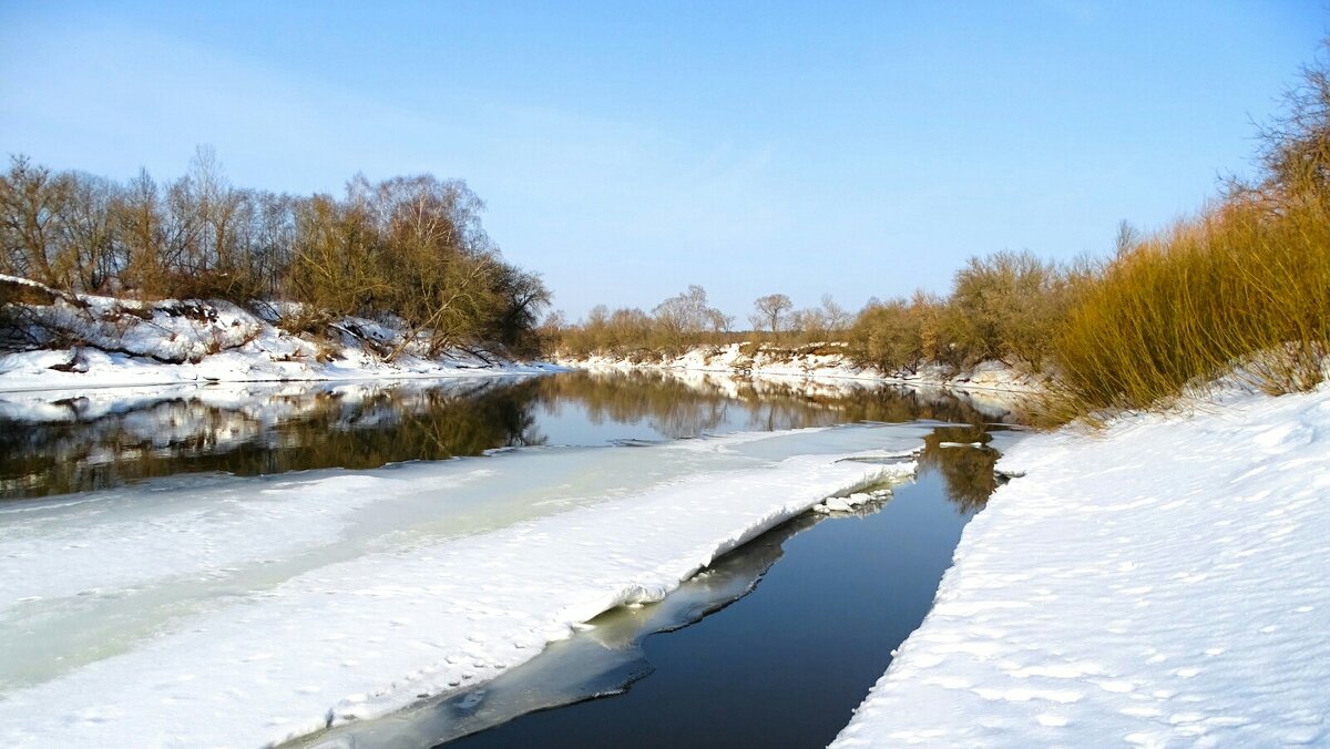Шуга на Днепре. - Милешкин Владимир Алексеевич Шуга на Днепре. - Милешкин Владимир Алексеевич