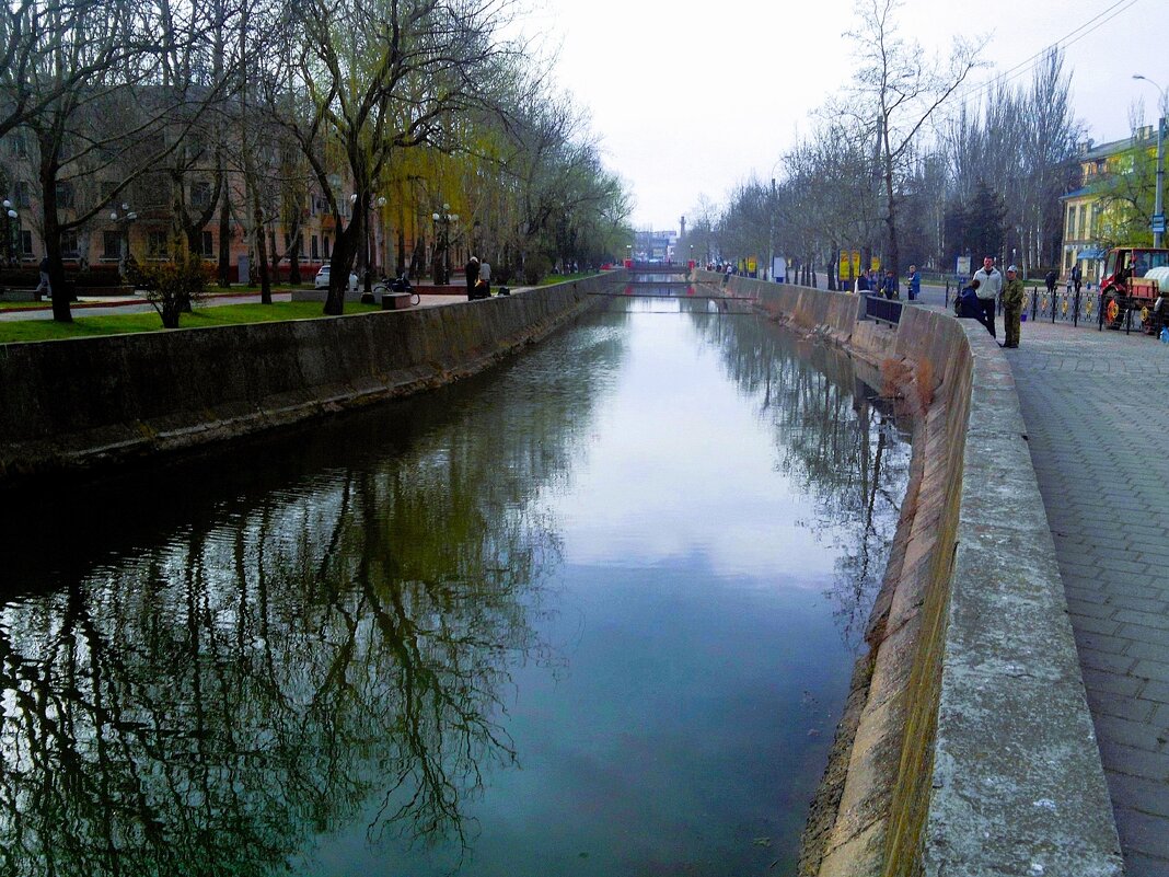Керчь. Река Мелек-Чесме ранней весной. - Пётр Чернега