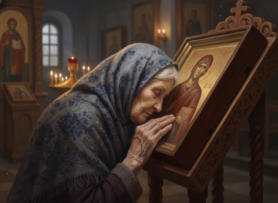 У иконы - Дмитрий Балашов