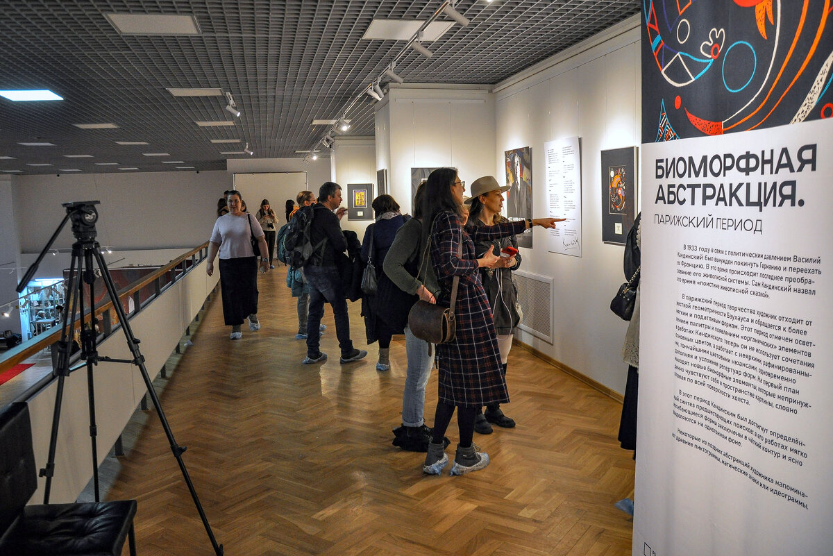 На выставке картин В. Кандинского - Татьяна Машошина