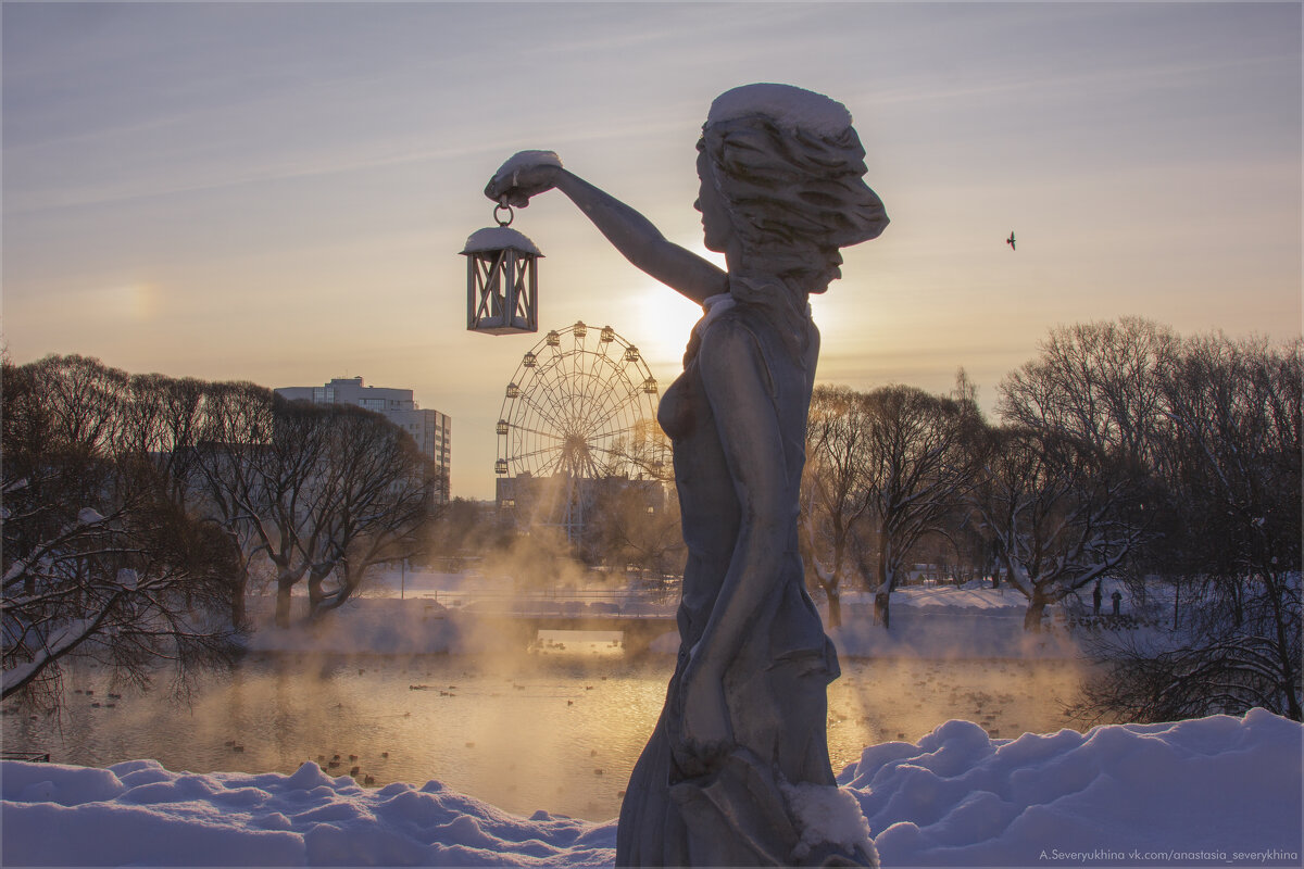 Скульптура "Бегущая по волнам" - Анастасия Северюхина